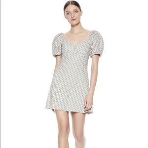 Alice + Olivia | Dana Puff Sleeve Mini Dress